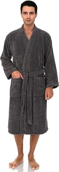 Men’s Robe 100% Cotton Soft Terry  Bathrobe