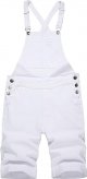 Mens Denim Shorts Bib Overalls Casual Summer Jumpsuit with Pockets